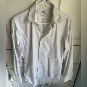 2 pack bundle of button up shirts, S, Uniqlo